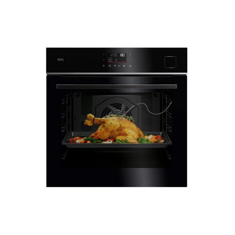 AEG TH6XB53PB, serija 6000, SenseCook ugradbena pećnica sa SteamCrisp parom