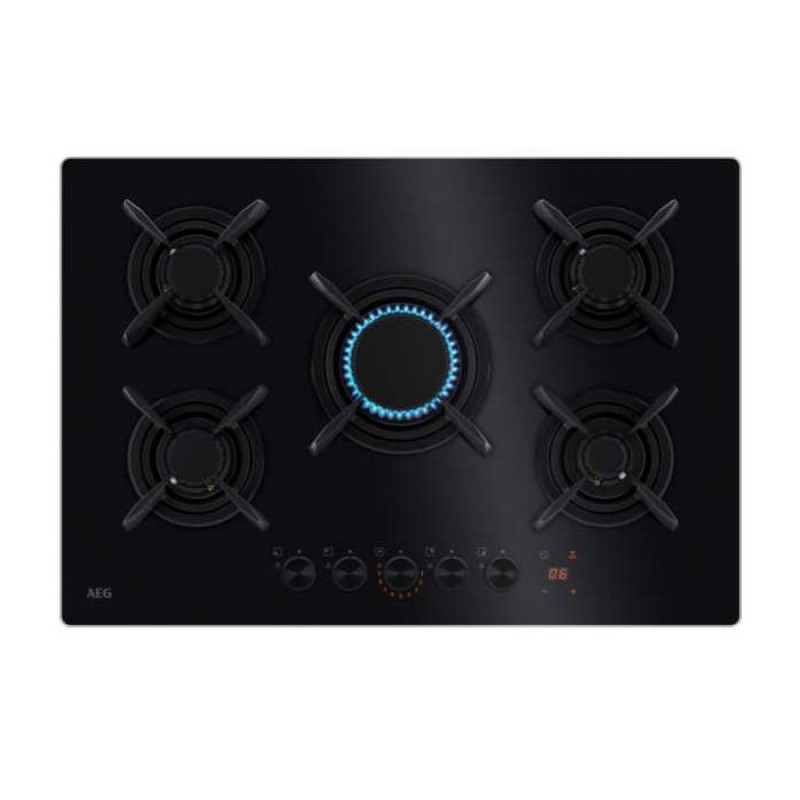 AEG HKB75453NB, serija 8000, Flamelight ugradbena plinska ploča širine 75cm