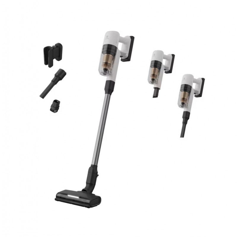 Electrolux EP72UB21SW, serija 700, Shell White bežični štapni uisavač bez vrećice 50min