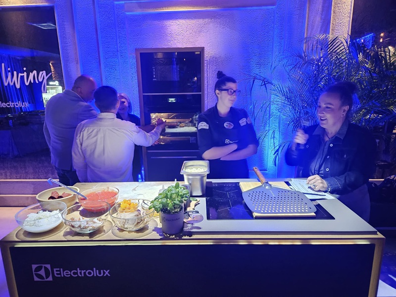 Pizza majstor na Electrolux prezentaciji